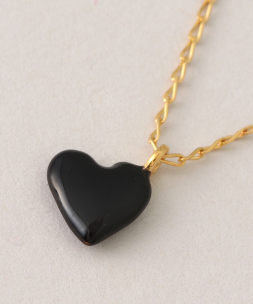 ネックレス 【momocreatura/モモクリアチュラ】Enamel Heart Necklace momocreatura/モモクリアチュラ Enamel Heart EDIT FOR