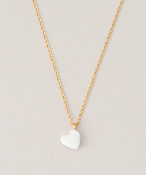 ネックレス 【momocreatura/モモクリアチュラ】Enamel Heart Necklace momocreatura/モモクリアチュラ Enamel Heart EDIT FOR