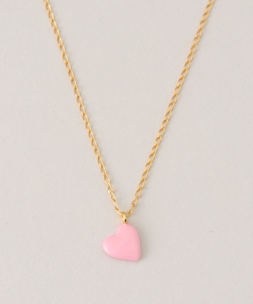 ネックレス 【momocreatura/モモクリアチュラ】Enamel Heart Necklace momocreatura/モモクリアチュラ Enamel Heart EDIT FOR
