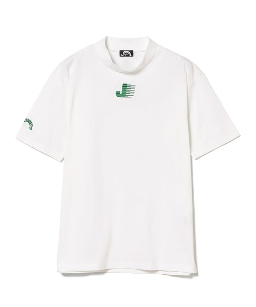 JONES SPORTS モックネックシャツ ホワイト JONES Sports tシャツ × BEAMS GOLF / 別注 ポイント モック