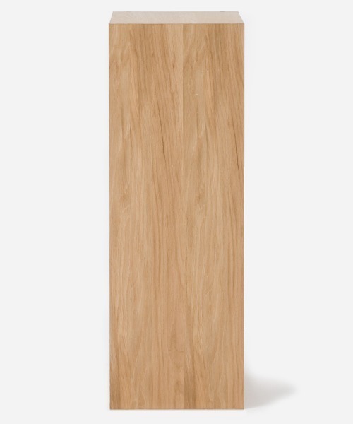 無印スタッキングシェルフ　2段オーク材 幅81.5×奥行28.5×高さ81.5 Amazon｜無印良品 スタッキングシェルフ・ワイド・2段・オーク材 幅