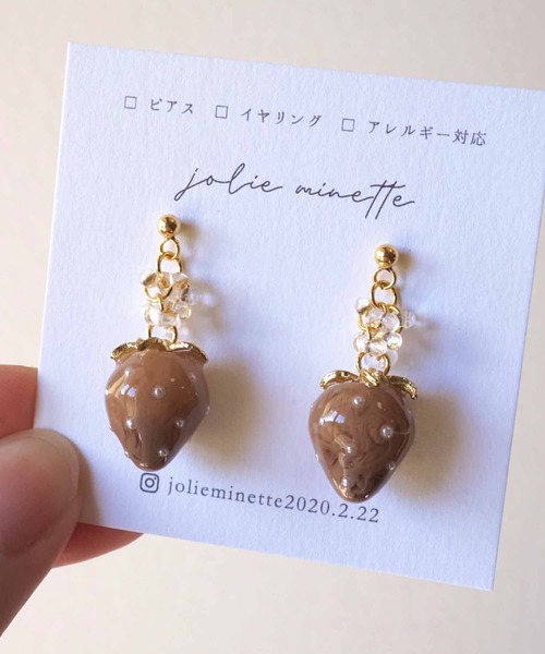 CERCA サージカルステンレス アレルギー対応 ピアス jolie minette