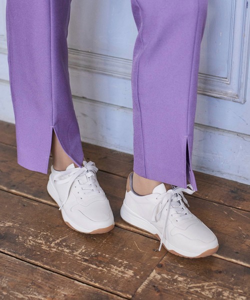 ing（イング） スニーカー オールレザーレースアップスニーカー