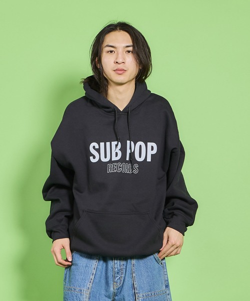 SUB POP パーカー HOODED SWEAT SHIRT“SIMPLE LOGO” / フード 
