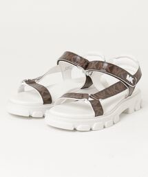 ★極美品★MICHAEL KORS ベージュ サンダル 厚底 ロゴストラップ MICHAEL KORS（マイケルコース） サンダル MICHAEL KORS RIDLEY SANDAL