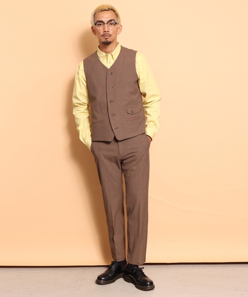 ROTAR（ローター） チノパン Houndstooth Tapered pants メンズ