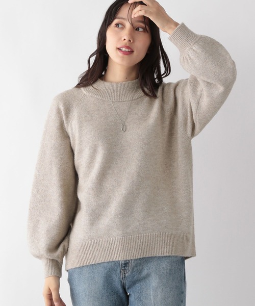 GLOBAL WORK ニット Hug meニットラメハイネックプルオーバー