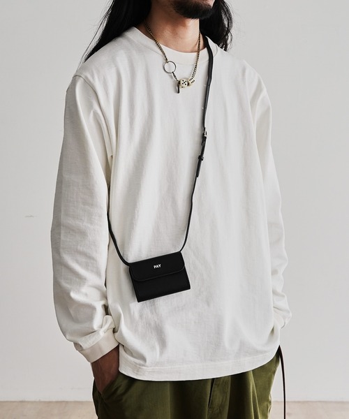 財布 1/2HALF エンボスレザーコインキャッチャー メンズ レディース 1