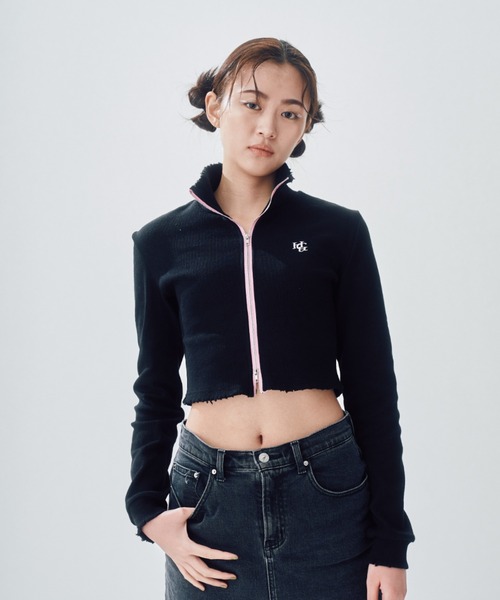 ダブルジップリブトップス レディース : ZOZOTOWN Yahoo!店