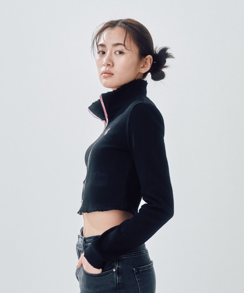 ダブルジップリブトップス レディース : ZOZOTOWN Yahoo!店
