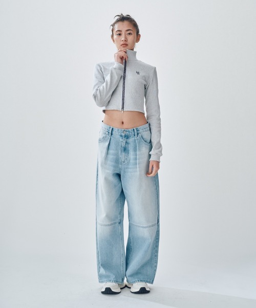 ダブルジップリブトップス レディース ダブルジップリブトップス レディース : ZOZOTOWN Yahoo!店