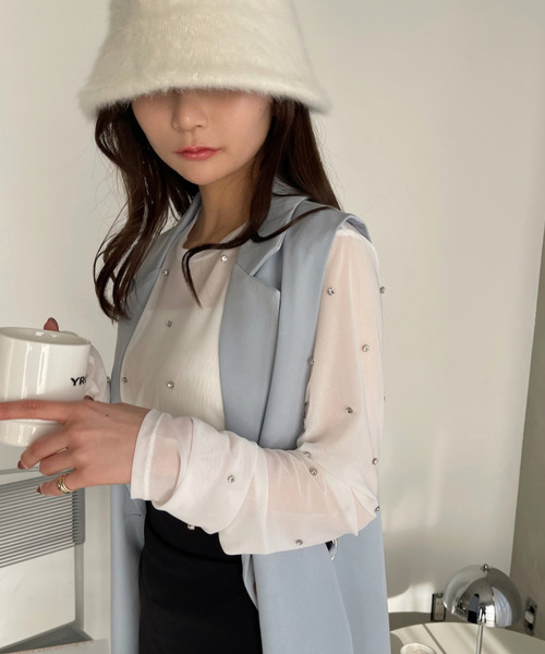 tシャツ スワイフライス_バックメッシュプルオーバー レディース 楽天市場】前後2wayメッシュニットプルオーバー レディース