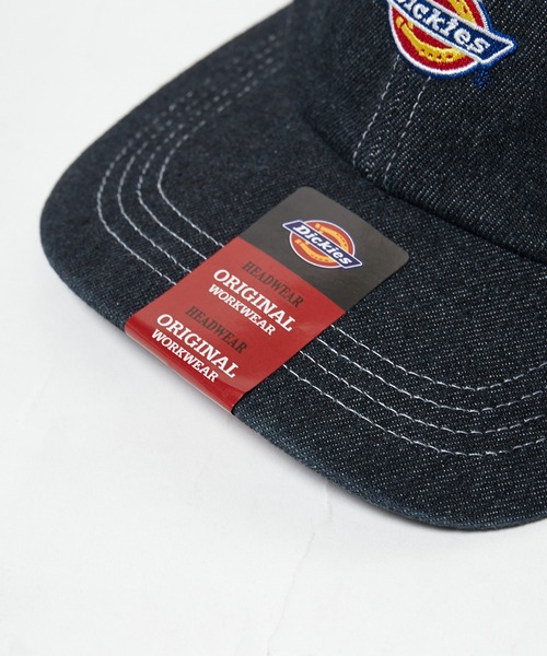 Dickies ストライプデニムキャップ