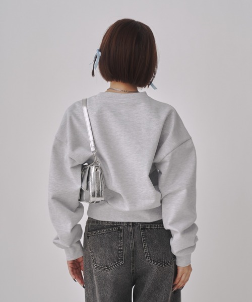 トレーナー スウェット (WOMAN) WAVE LOGO CROP HOODIE SWEATSHIRT レディース codegraphy トレーナー スウェット (WOMAN) WAVE LOGO CROP