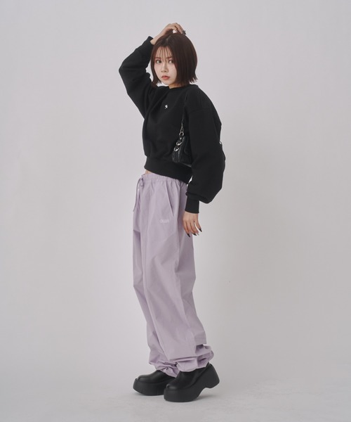 トレーナー スウェット (WOMAN) WAVE LOGO CROP HOODIE SWEATSHIRT レディース codegraphy トレーナー スウェット (WOMAN) WAVE LOGO CROP