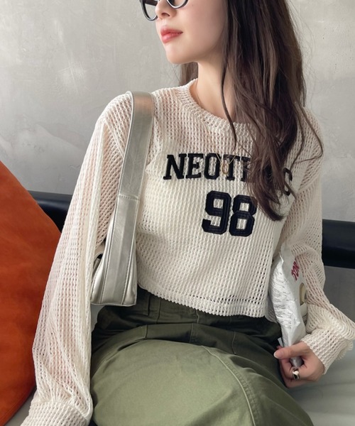 【新品タグ付き】niana ANDRESD グレー　トップスのみ アニュアンス anuans アメスリテレコカットトップス （GREY