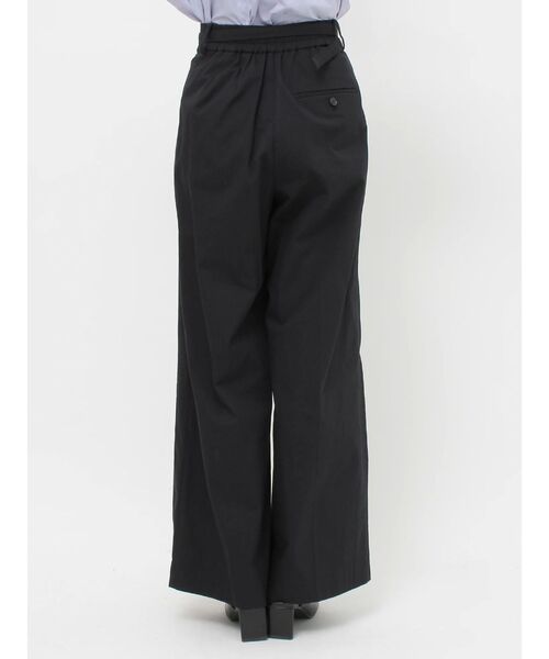 ebure 23SS ベルト付き タックワイドパンツ セール】ベルト付きタックワイドパンツ（スラックス）｜mybae