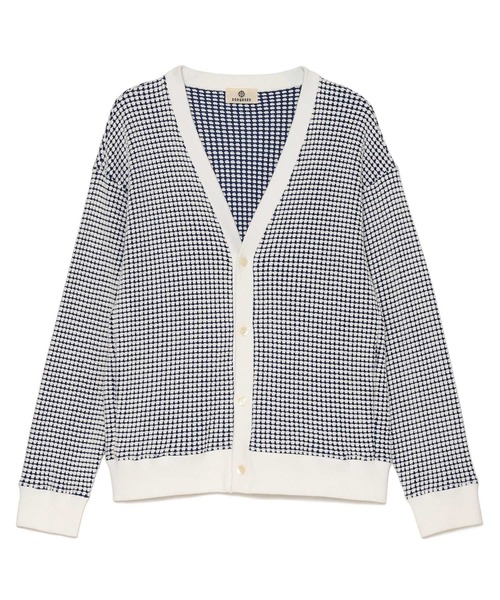 SEAGREEN カーディガン SEAGREEN(シーグリーン) BIG WAFFLE