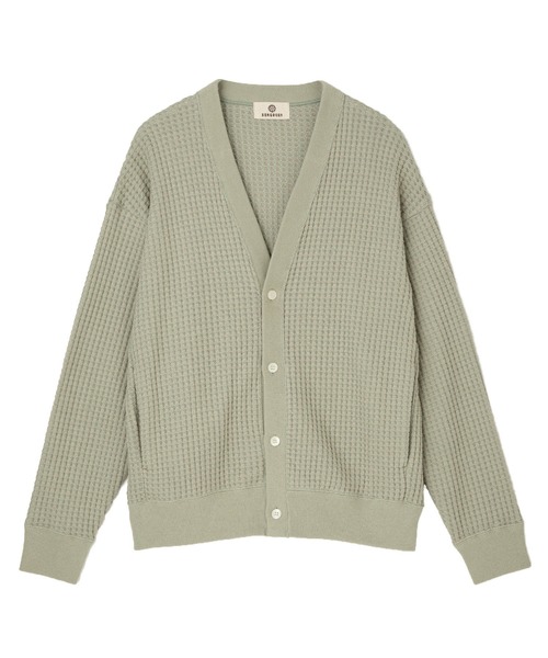 カーディガン メンズ SEAGREEN(シーグリーン) BIG WAFFLE CARDIGAN｜zozo｜05