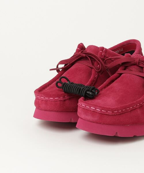 ブーツ Clarks Wallabee.GTX Berry Suede / クラークス ワラビー 