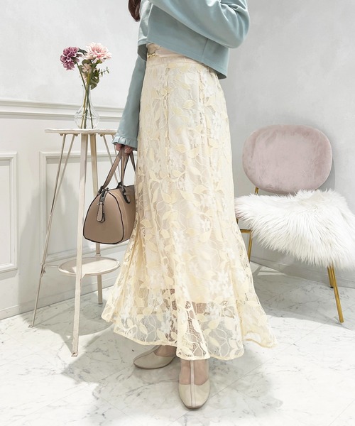 【LOULOUSEOUL】Zoey Lace Skirt レース スカート apres jour スカート ハイウエストレースマーメイドスカート