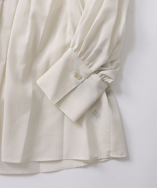 tシャツ B7 / randam gather blouse(ランダムギャザーブラウス) レディース セール】B7 / randam gather blouse(ランダムギャザーブラウス