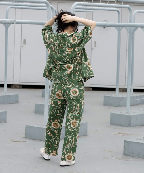 ARCH & LINE ブラウス シャツ SUMMER PRINT H/S SHIRT