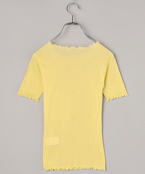 【美品】baserangeオレンジ ベロア　Tシャツ BASERANGE ベースレンジ ポルトガル製 Omo Long Sleeve Tee