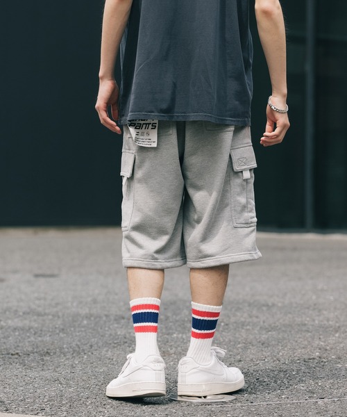 j*n様 【大人気完売品】LES TIEN スウェットカーゴショーツ　RHC ロ ROOP TOKYO スウェットパンツ ジャージ 極太スウェット カーゴ