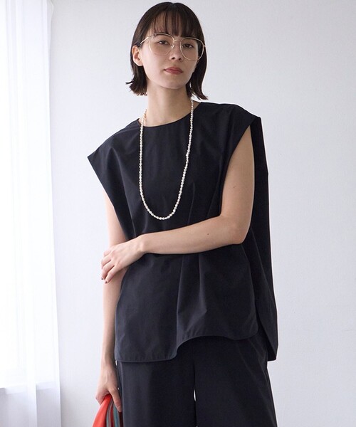 ブラウス シャツ 「接触冷感/UVケア」BEAUTY MOVE ペプラムブラウス レディース UNFILO ブラウス シャツ 「接触冷感/UVケア」BEAUTY MOVE