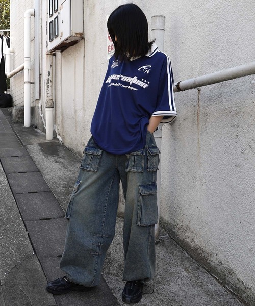 tシャツ 25SS 襟付き半袖サッカーTシャツ ユニフォームライク