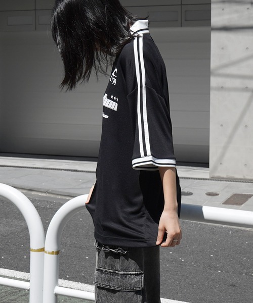 tシャツ 25SS 襟付き半袖サッカーTシャツ ユニフォームライク