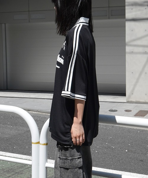 tシャツ 25SS 襟付き半袖サッカーTシャツ ユニフォームライク