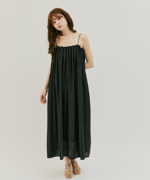 Olu.（オルドット） ワンピース プリーツタックワンピース : ZOZOTOWN