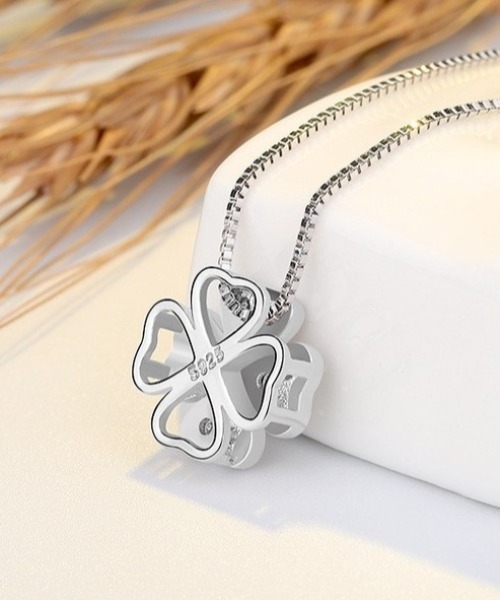 COO+i（クーイ） ネックレス 四つ葉クローバーネックレス レディース