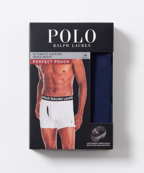 (取寄) ラルフローレン メンズ パーフェクト ポーチ ボクサー ブリーフ 3-パック Polo Ralph Lauren men Perfect Pouch Boxer Brief 3-Pack Multicolor POLO RALPH LAUREN（ポロ・ラルフローレン） ボクサーパンツ 「POLO