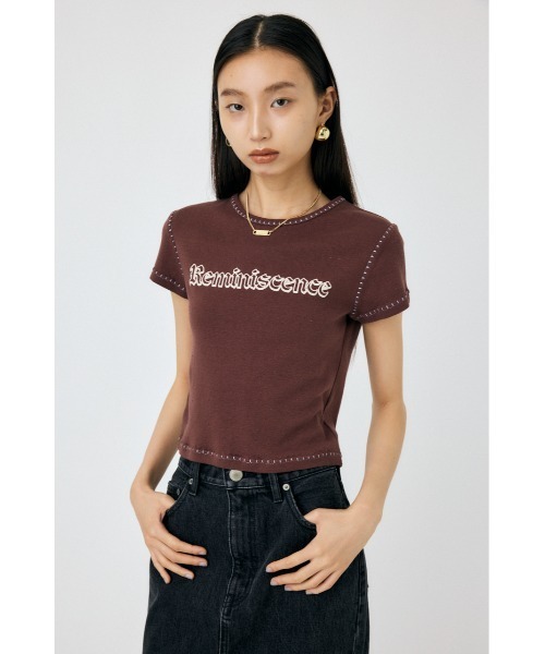 tシャツ CONTRAST STITCH Tシャツ レディース MOUSSY tシャツ CONTRAST STITCH Tシャツ レディース : ZOZOTOWN