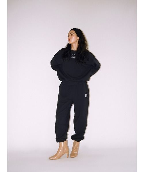 nao様お取り置き/ Johnbull ⿻ ルーズ スウェット トレーナー null.（ヌル） トレーナー スウェット PASTA LOGO クルーネック