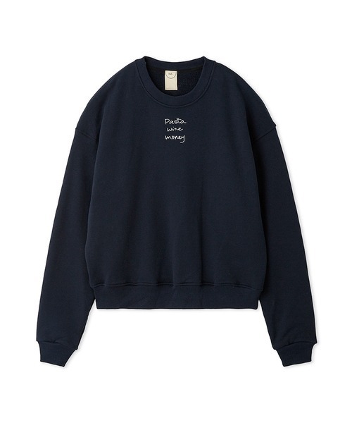 2/10までせール中 【better than now】新品未使用品スウェット null.（ヌル） トレーナー スウェット PASTA LOGO クルーネック