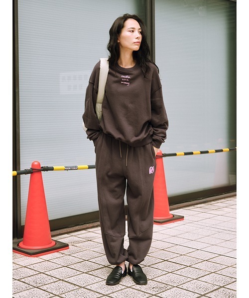 null.（ヌル） トレーナー スウェット PASTA LOGO クルーネック