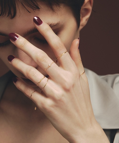 指輪 リング 「les bon bon」adjustable diamond ring BOB513 レディースの画像