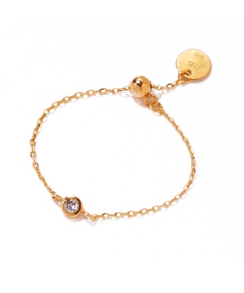 指輪 リング 「les bon bon」adjustable diamond ring BOB513 レディースの画像
