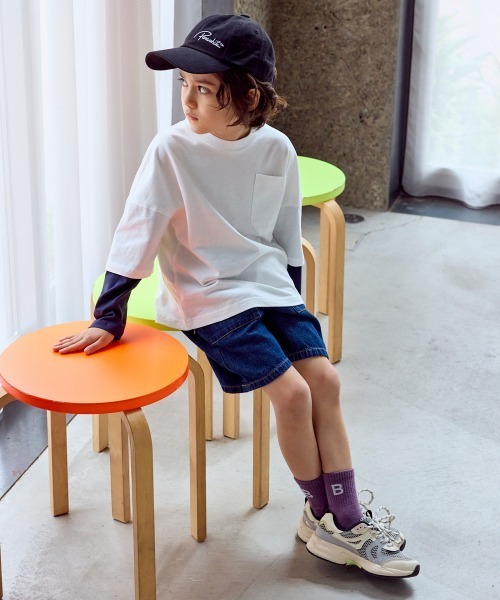 パンツ デニムハーフパンツ（男の子・女の子) キッズ 子供服