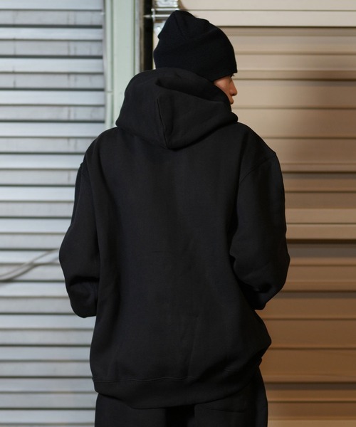 ニューエラ　セットアップ　パーカー　XL L　ブラック　スエード ニューエラ セットアップ パーカー XL L ブラック スエ