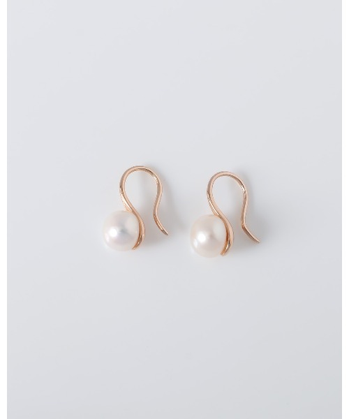 Jewel closet by L&Co. フープ ピアス プラチナ/K18 コンビ カラー