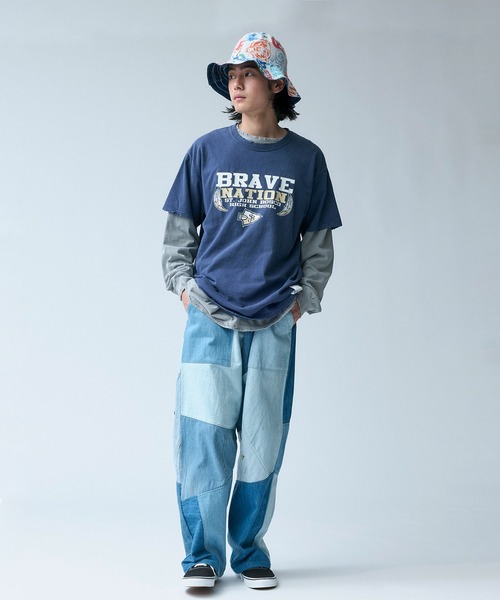 Johnbull（ジョンブル） パンツ 「rebear by Johnbull」パッチワーク