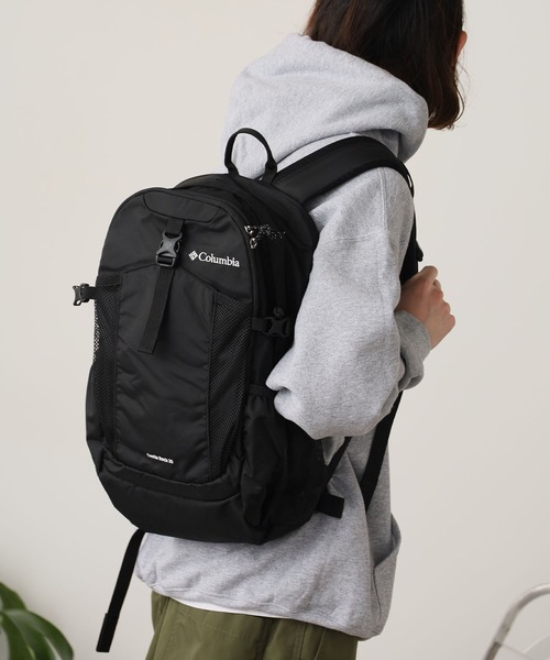 Columbiaコロンビア　バックパック リュック ブラック WEB限定】[Columbia/コロンビア] ワンポイント刺繍ロゴ