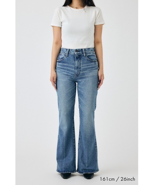 MOUSSY ジーンズ デニム デニムパンツ MVS FLARE レディース