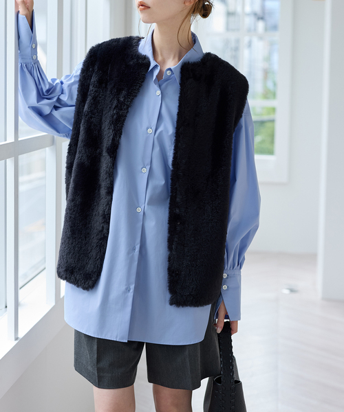 JOURNAL STANDARD ベスト ジレ 「追加2」ダブルフェイスフェザー