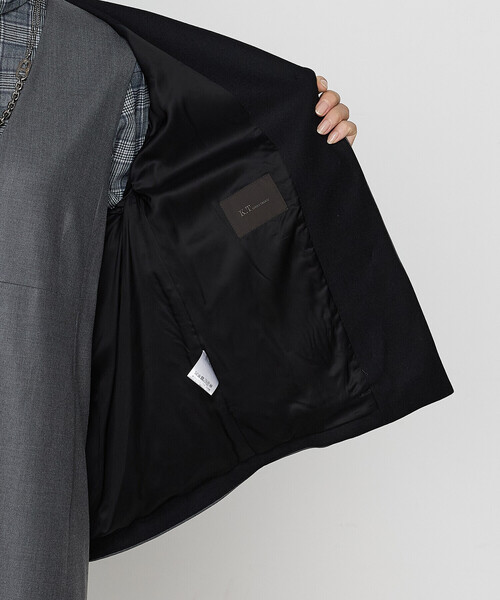 KIYOKO TAKASE ノーカラージャケット trim_fce_item657e56b2b222a.jpg